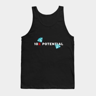 10X Potential Crypto Hidden Gems - Best Seller Black edition Tank Top